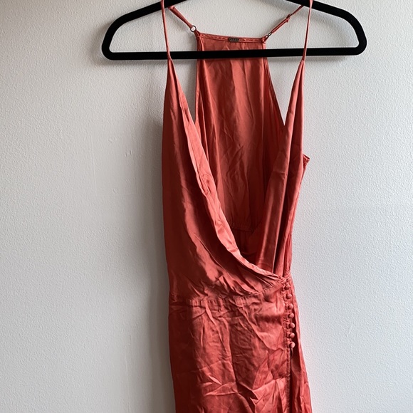Young Fabulous And Broke Jameson Mini/Short Dress In Rust Size Small - Picture 3 of 7